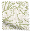 William Morris Coniglietto Verde  Tende a bastone Immagine campione