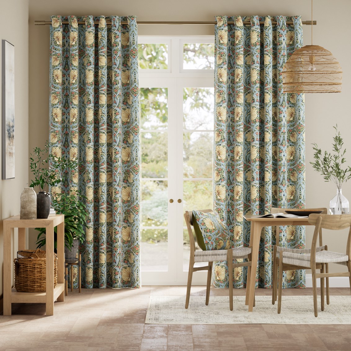 Tendaggi William Morris Mille Fiori Miele 