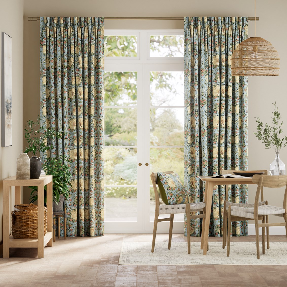 Tendaggi William Morris Mille Fiori Miele 
