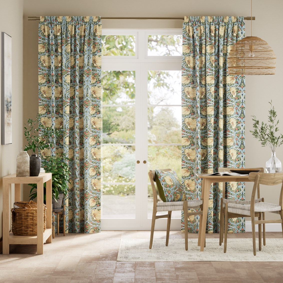 Tendaggi William Morris Mille Fiori Miele 