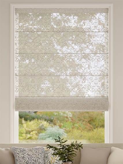 William Morris Frutti di Bosco Tortora Voile Lino Tende a pacchetto anteprima immagine