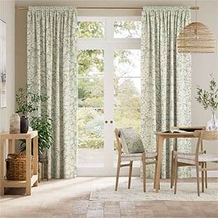 William Morris Girasole Verde Oliva Tendaggi anteprima immagine