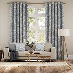 William Morris Girasole Blu Tende a bastone anteprima immagine