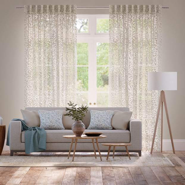 William Morris Salice Tortora Voile Lino Tendaggi anteprima immagine