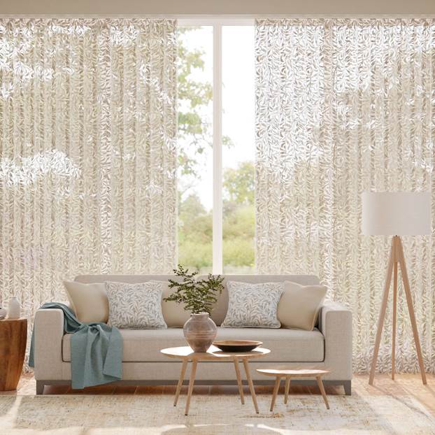 William Morris Salice Tortora Voile Lino Tendaggi anteprima immagine