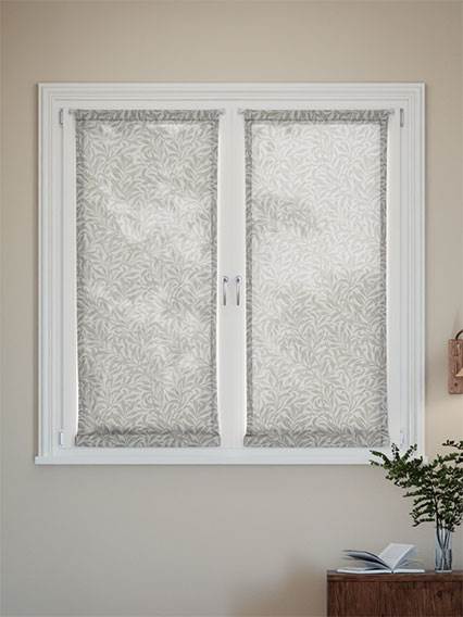 William Morris Salice Tortora Voile Lino Cafe Curtain anteprima immagine