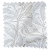 Tendina a vetro William Morris Salice Argento Voile Lino immagine del campione 