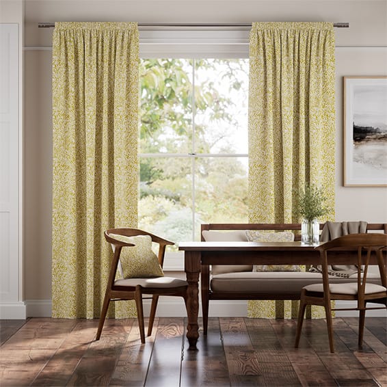 Tendaggi William Morris Foglioline Ocra