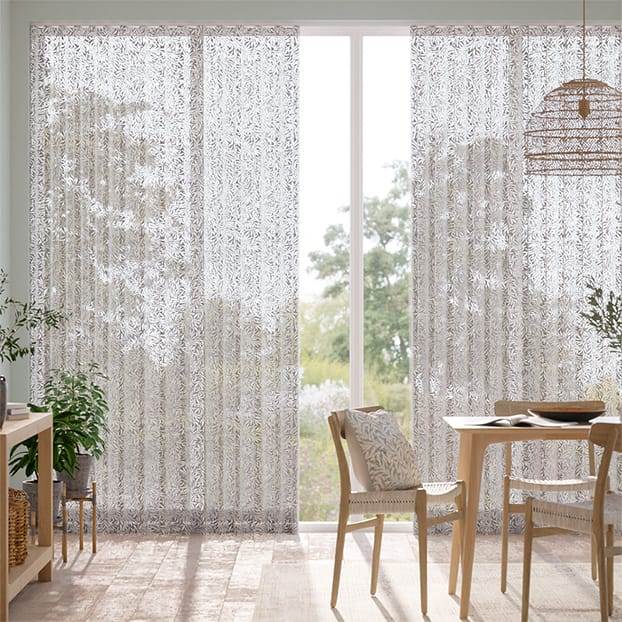 William Morris Foglioline Argento Voile Tendaggi anteprima immagine