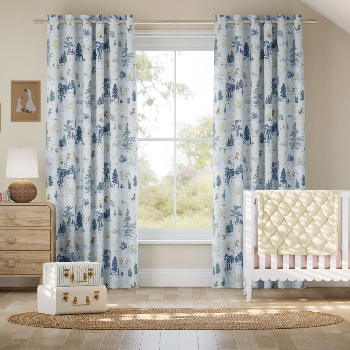 Tendaggi Winnie The Pooh Blu Toile