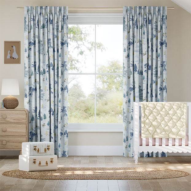 Winnie The Pooh Blu Toile Tendaggi anteprima immagine